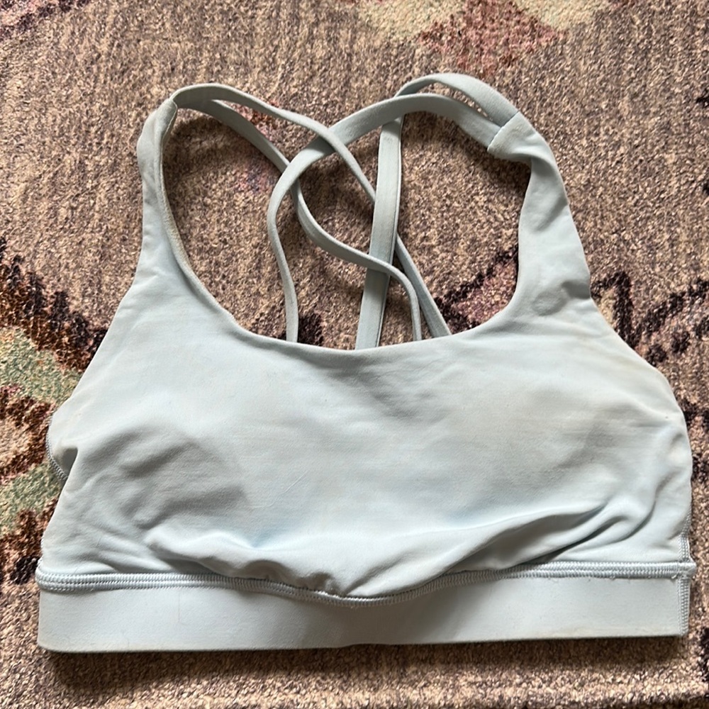 Baby Blue Lulu Lemon Sports Bra
